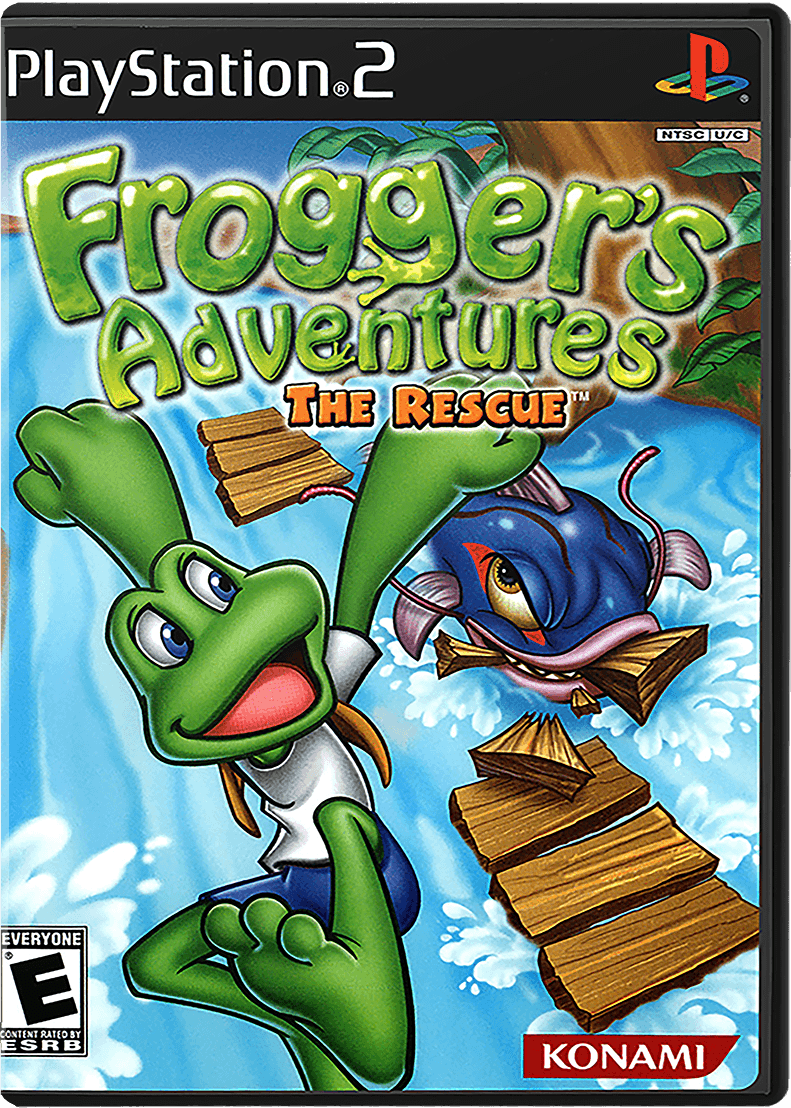 Frogger's Adventures The Rescue box art for Playstation 2
